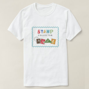 T-shirt Collectionneur de timbres