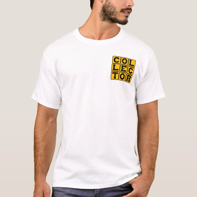 T-shirt Collectionneur, pièce, timbre ou autre (Devant)