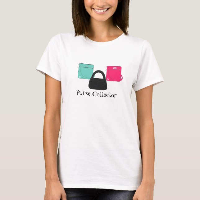T-shirt Collectionneuse de sacs à main (Devant)