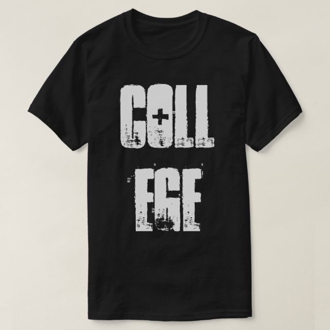 T-SHIRT COLLÈGE (Design devant)