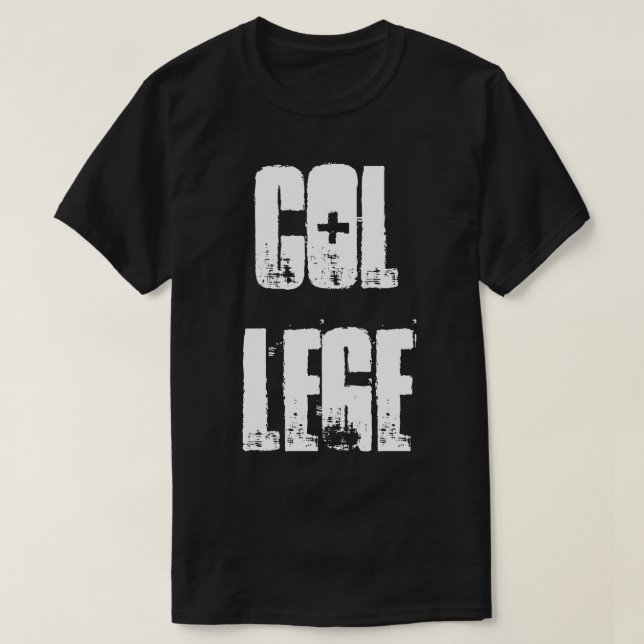 T-SHIRT COLLÈGE (Design devant)