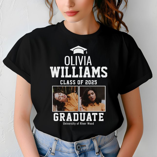 T-shirt College Class of 2025 Graduate Name (Créateur téléchargé)