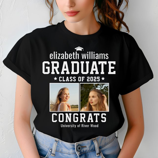 T-shirt College Class of 2025 Graduate Name (Créateur téléchargé)