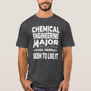 T-shirt Collège d'ingénierie chimique Cool majeurs
