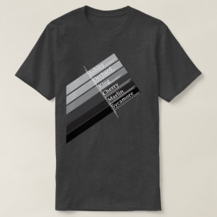 T-shirt College Park en nuances de gris