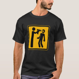 T-shirt Collègue Swagazon Associé Visage de Sécurité de Nu