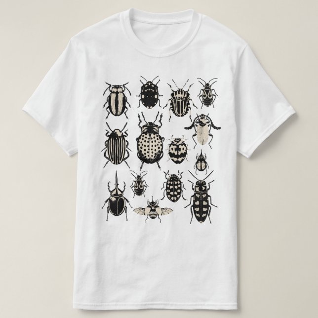 T-shirt Colleur de Coléoptères Entomologiste (Design devant)