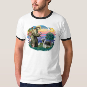 T-shirt Colley barbu (blanc ardoise)