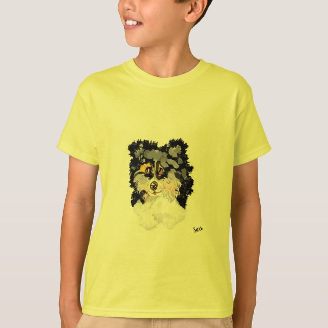 T-shirt : Collie (Devant)