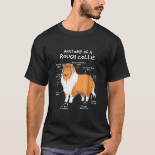 T-shirt Collie-Anatomie D'Un Chien Robuste