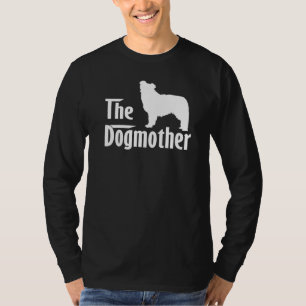 T-shirt Collie Chien Chien Chien Fête de la mère Maman