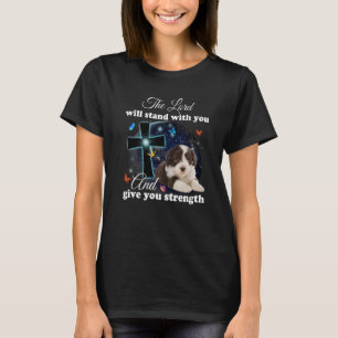 T-shirt Collie Chien Lourd Le Seigneur Se Tiendra Avec Vou
