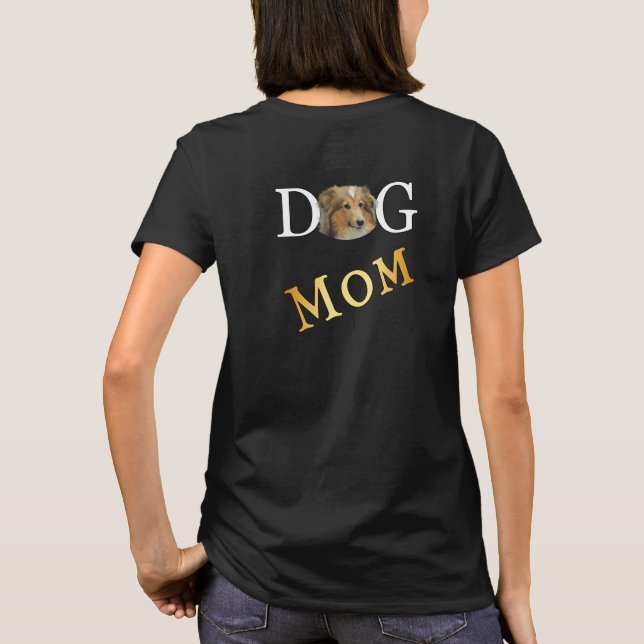 T-shirt Collie Chien Maman 2 Côté Sombre (Dos)