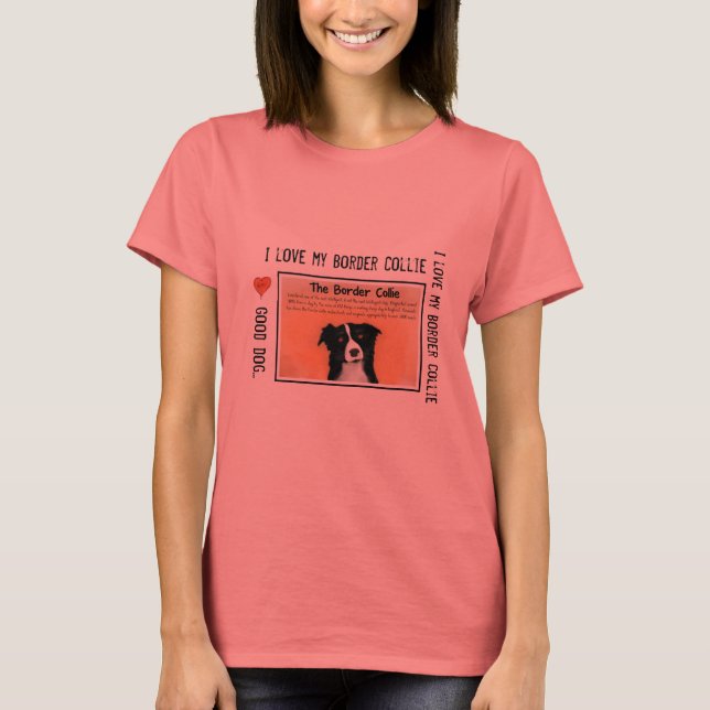 T-shirt Collie frontalier (Devant)