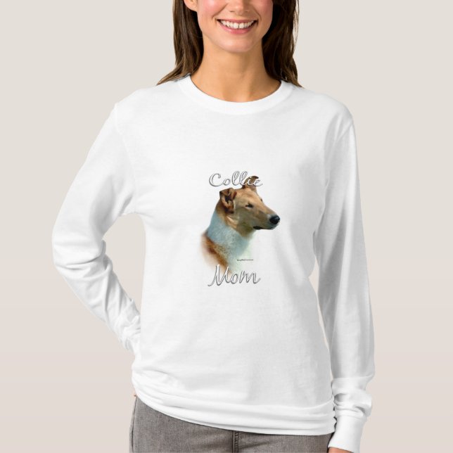 T-shirt Collie (lisse) Maman 2 (Devant)