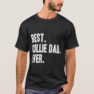 T-shirt Collie Papa Funny Pet Bordure Collie Imprimer Vête
