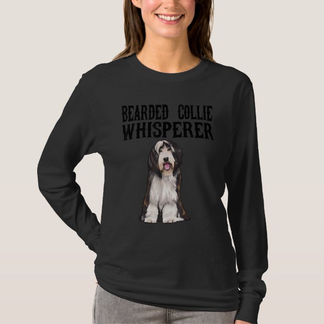 T-shirt Collie Wisperer Chien à tête (Devant)