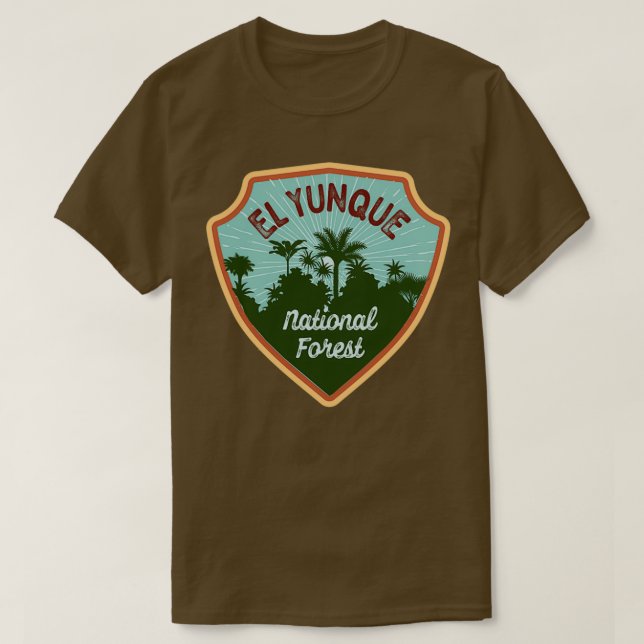T-shirt Collier de la forêt nationale El Yunque cadeau III (Design devant)
