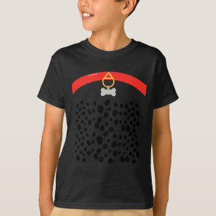 T-shirt Collier Tag Os en forme d'empreinte de patte Hallo