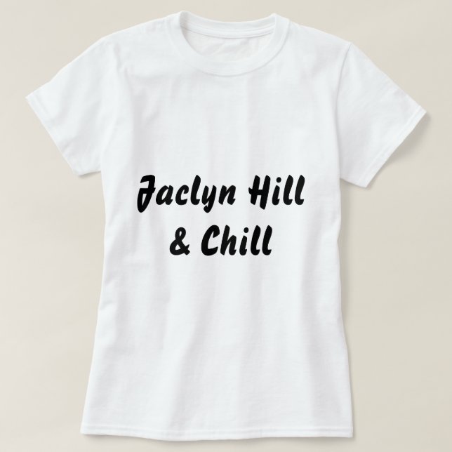 T-shirt Colline et froid de Jaclyn (Design devant)