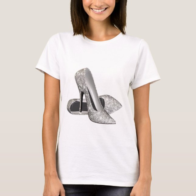 T-shirt Collines hautes en argent (Devant)