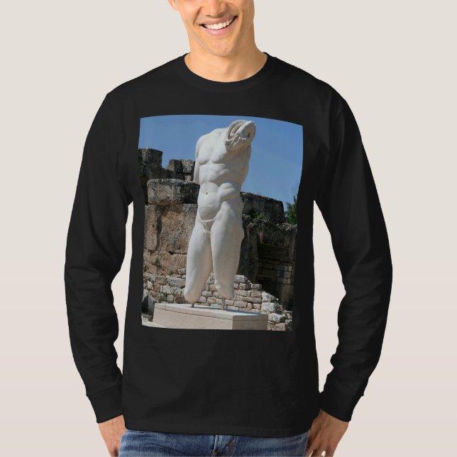 T-shirt Collosal Torso Statue Bain Hadrianique D'Aphrodisi (Devant)