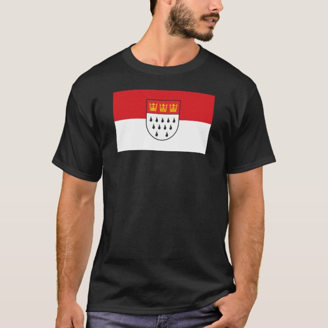 T-shirt Coln city flag germany (Devant)
