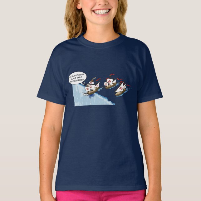T-shirt Colomb et ses théories (Devant)