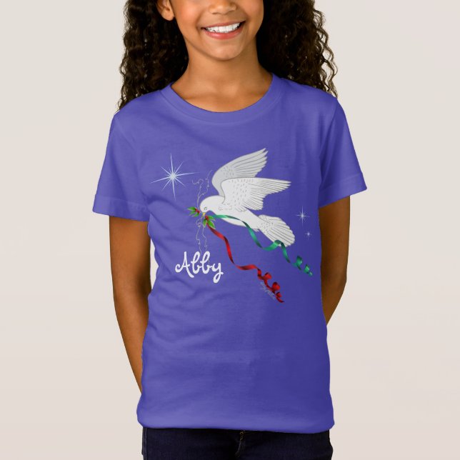 T-Shirt Colombe blanche (Devant)