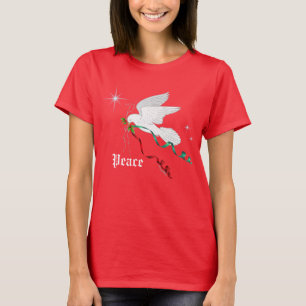 T-shirt Colombe blanche