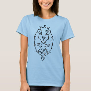 T-shirt colombe d'agneau de lion