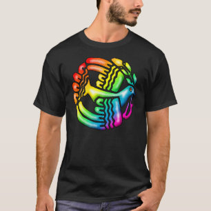 T-shirt Colombe d'arc-en-ciel de paix