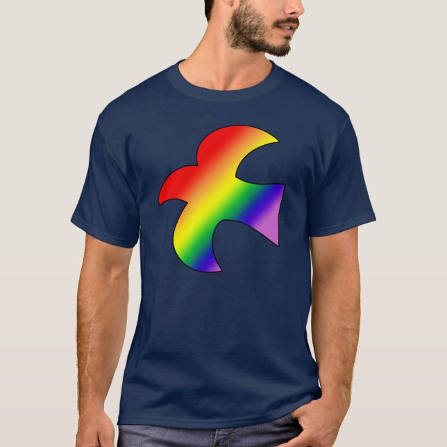 T-shirt Colombe de GLBT (Devant)