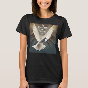 T-shirt Colombe de la paix, Matthieu 10:16