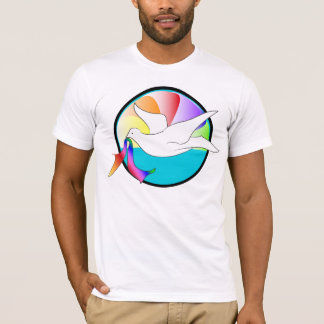 T-shirt Colombe de l'amour (LGBTIQ)