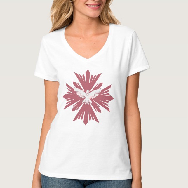 T-shirt Colombe divine de la paix (Devant)