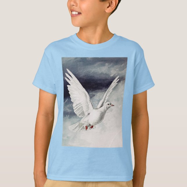 T-shirt Colombe du Saint-Esprit Confirmation Religieuse et (Devant)
