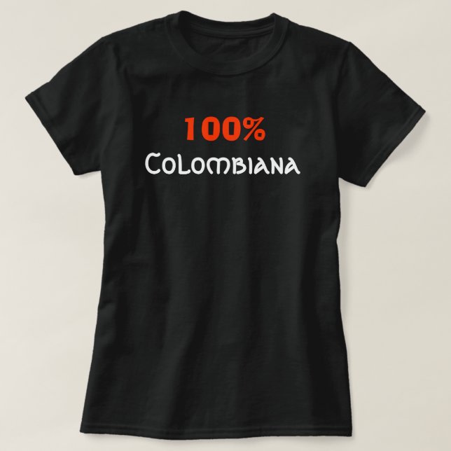 T-shirt Colombiana 100% (Design devant)