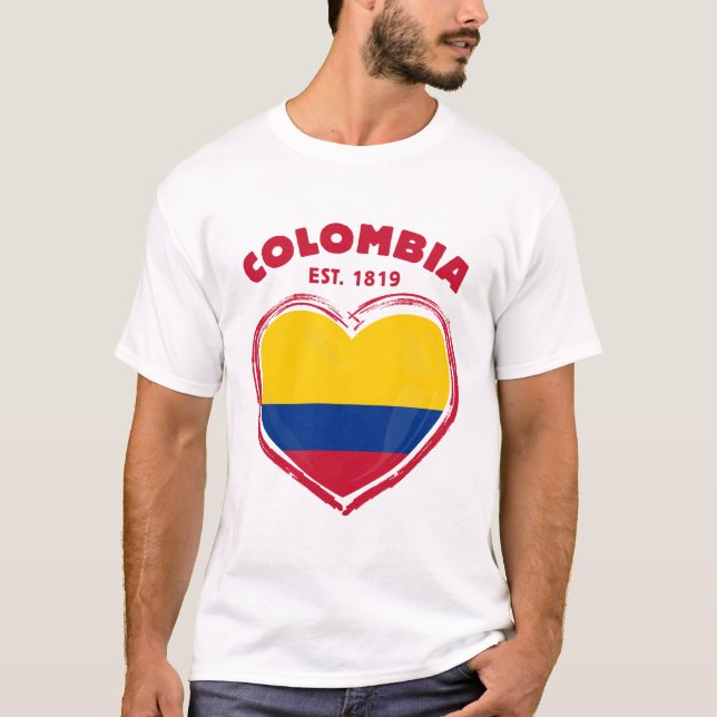 T-shirt Colombie 1819 (Devant)