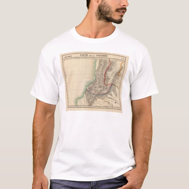 T-shirt Colombie, Amérique du Sud 4 (Devant)