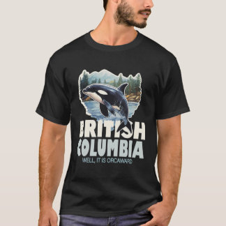 T-shirt Colombie-Britannique Canada Orca Souvenir
