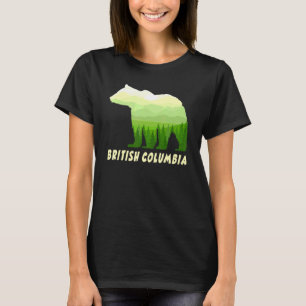 T-shirt Colombie-Britannique Grizzly dans la forêt du Cana