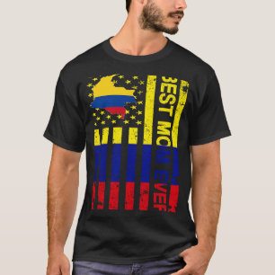 T-shirt Colombie Colombie Colombie USA Fête des mères amér