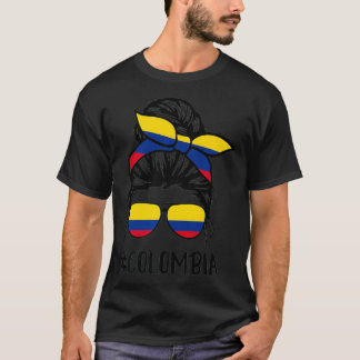 T-shirt Colombie Colombienne Drapeau Pride couleurs femmes
