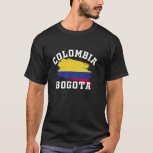 T-shirt Colombie Drapeau Bogota Cadeaux Colombiens Vacance