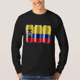 T-shirt Colombie Drapeau De Bière Dans Une Poule - Patriot