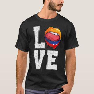 T-shirt Colombie Drapeau de football Fan Love Colombien