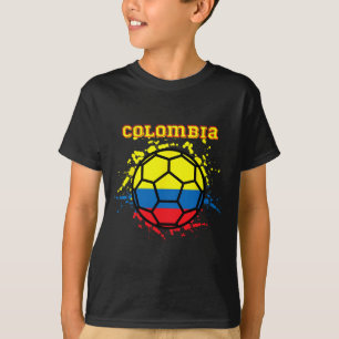 T-shirt Colombie Football Drapeau Colombien Futbol Maillot
