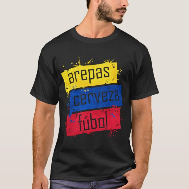 T-shirt Colombie fúbol (Devant)