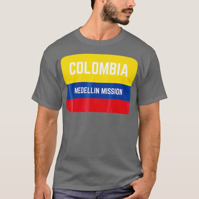 T-shirt Colombie Medellin LDS Mormon Mission (Devant)